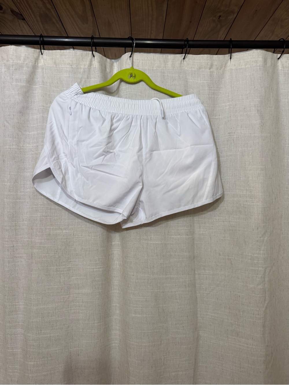 Women’s White Athletic Running Shorts